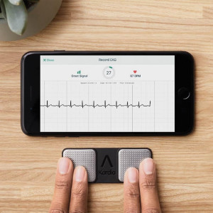 KardiaMobile Personal EKG Monitor - FDA Cleared, Easy-to-Use, Portable Single-Lead Device for Heart Health Monitoring