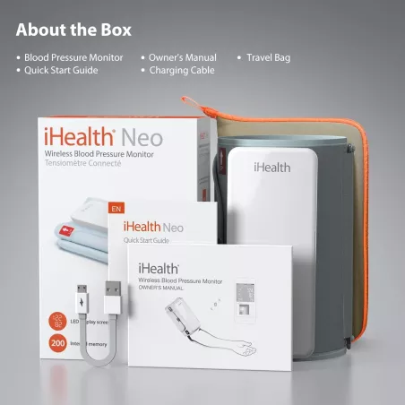 iHealth Neo - Moniteur de Pression Artérielle Sans Fil et Connecté