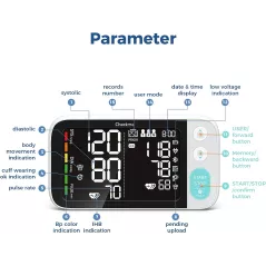 Moniteur de Tension Bluetooth Checkme avec Double Écran LCD et Voix