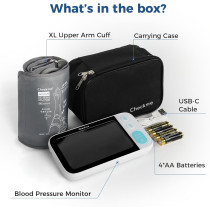 Checkme Bluetooth Blood Pressure Monitor- Dual LCD & Voice Guidance