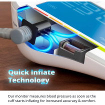 Bluetooth Blood Pressure Monitor with Arm Cuff – Greater Goods