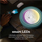 Homedics Smart Sandscape Zen Garden: LED Lighting, App Control - Find Your Focus & Relaxation!