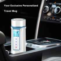 Smart Heated Travel Mug, 380ml, Leakproof, Adjustable Temperature