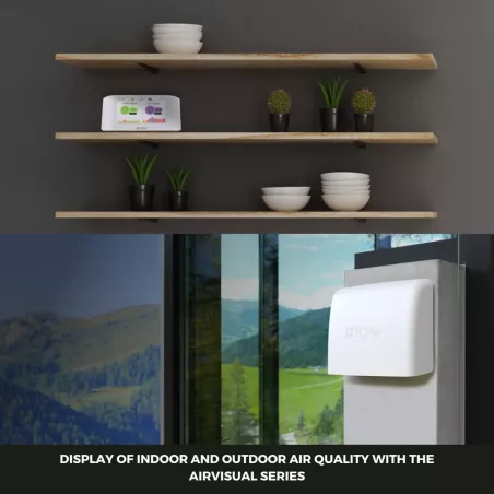 AirVisual Pro IQAir: Moniteur de Qualité dAir Intérieur/Extérieur avec IFTTT