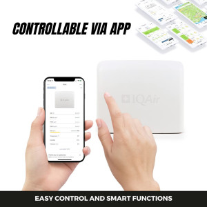 Advanced Air Quality Monitor with VOC, PM2.5, CO2, & Real-Time Alerts | Smart Home Compatible