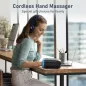 QUINEAR Masseur de Main Sans Fil Chauffant: Soulagement Arthrite & Canal Carpien, Rechargeable