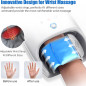 Ehightop Cordless Hand Massager: Heat & Compression for Arthritis & Carpal Tunnel Relief