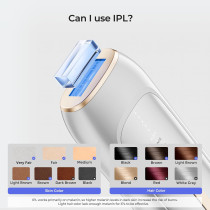 Épilation Permanente IPL avec Refroidissement Saphir – Indolore & Sûre