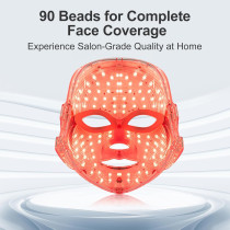 SUERBEATY Red Light Therapy Mask: Cordless & Customizable