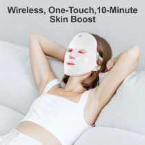 SUERBEATY Red Light Therapy Mask: Cordless & Customizable