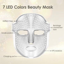 Masque LED SDKWDH - 7 Couleurs pour une Peau Éclatante