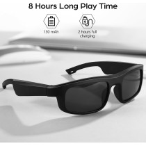 Lunettes de Soleil Bluetooth avec Assistant Vocal & Protection UV