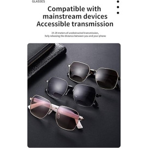 Smart Bluetooth Sunglasses with UV Protection & 8-Hour Playtime