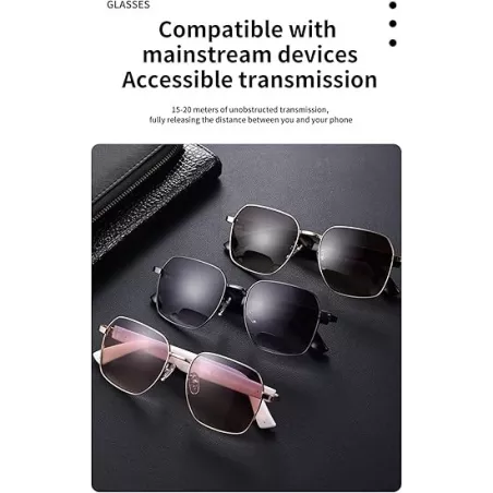 Lunettes de Soleil Bluetooth Polarisées : Écoutez votre musique avec style et protégez vos yeux !
