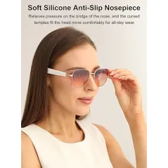 Lunettes Bluetooth Intelligentes avec Protection UV et Autonomie 8h