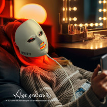 NEWKEY 7-Color LED Face Mask - Anti-Wrinkle, Acne Light Therapy