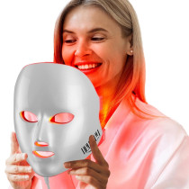 NEWKEY 7-Color LED Face Mask - Anti-Wrinkle, Acne Light Therapy