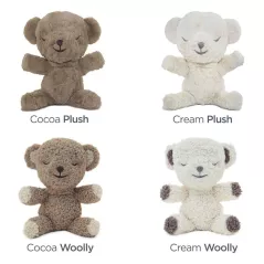 SNOObear Peluche Bébé Apaisante - Bruit Blanc Activé par les Pleurs