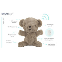 SNOObear Plush White Noise Baby Soother - Cry Activated Sleep Aid