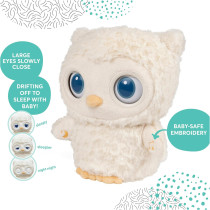 GUND Hibou Sommeil Calme - Peluche Relaxante Lumière et Sons