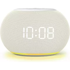 Réveil à intensité variable automatique Reacher avec USB et machine à bruit blanc