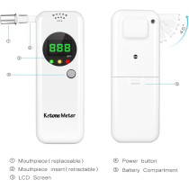 Testeur Digital Portable de Cétones - Surveillance Facile