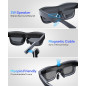 FANGOR AR Smart Glasses: 201 Virtual Screen, Privacy, & Eye Comfort - Perfect for Movies, Gaming & Work!