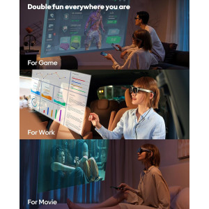 AR Smart Glasses – Eye Comfort, Privacy Protection, Optional Frames