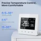 Thermostat Connecté WiFi LED: Contrôle Vocal & App, Économie dÉnergie, Compatible Alexa & Google Home