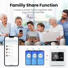 Thermostat intelligent WiFi - Solution économique et contrôle vocal
