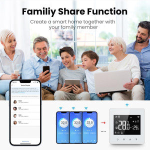 Thermostat intelligent WiFi - Solution économique et contrôle vocal