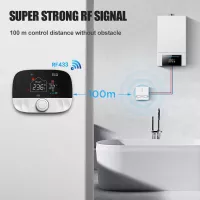 Thermostat WiFi Intelligent Tuya : Chauffage Programmable, Économie dÉnergie, Compatible Alexa & Google