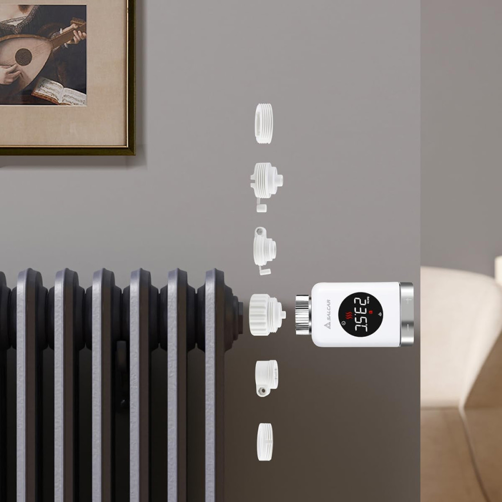 Thermostat Connecté WiFi avec Commande Vocale, Programmable,Économique