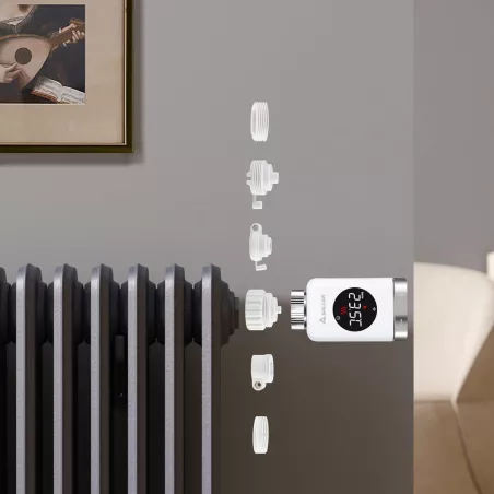 Thermostat Connecté WiFi avec Commande Vocale, Programmable,Économique