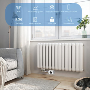 Smart WiFi Thermostat with Voice Control, Programmable, Energy Saving