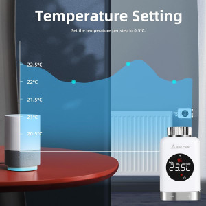 Smart WiFi Thermostat with Voice Control, Programmable, Energy Saving