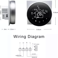 Thermostat Connecté WiFi pour Chauffage au Sol: Contrôle Intelligent et Économies dÉnergie!