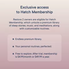 Hatch Restore 2 : Votre simulateur daube, machine à sons et veilleuse intelligente pour un sommeil parfait