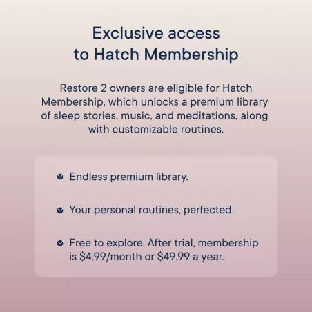 Hatch Restore 2 : Votre simulateur daube, machine à sons et veilleuse intelligente pour un sommeil parfait