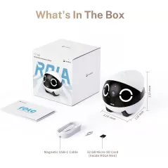 Enabot EBO ROLA Mini Caméra 2K avec Autonomie de 25 Jours
