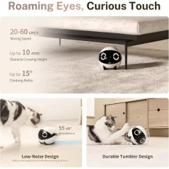 Enabot EBO ROLA Mini Caméra 2K avec Autonomie de 25 Jours