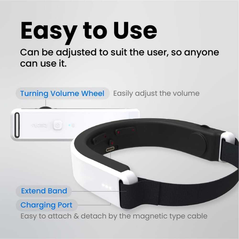 Brain Spa Insomnia Relief Device ,Infrared & Bone Conduction