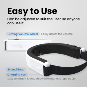 Brain Spa Insomnia Relief Device ,Infrared & Bone Conduction