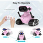 Pink Robot Toy for Girls: Remote Control, Music, & LED Eyes - Fun Gift for Kids 3+ Pink Robot Toy for Girls: Remote Control, Music, & LED Eyes - Fun Gift for Kids 3+