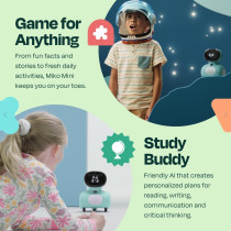 Miko Mini AI Robot for Kids 5+: STEAM Learning, Games, and More