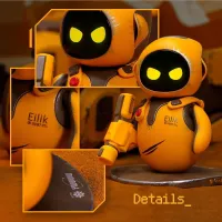 Eilik DQ : Robot de Compagnie Interactif Désert - Émotions, Jeux & Cadeau Unique
