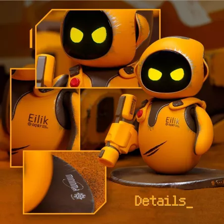 Eilik DQ : Robot de Compagnie Interactif Désert - Émotions, Jeux & Cadeau Unique