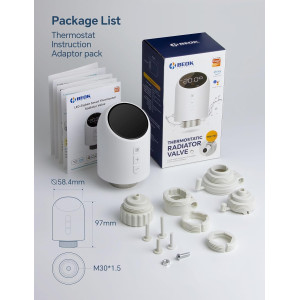 Beok Smart WiFi Radiator Thermostat  Tuya/Alexa Compatible