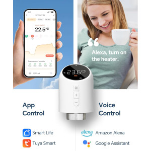 Beok Smart WiFi Radiator Thermostat  Tuya/Alexa Compatible