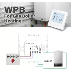 Thermostat WiFi Intelligent Beok : Programmable, Compatible Alexa